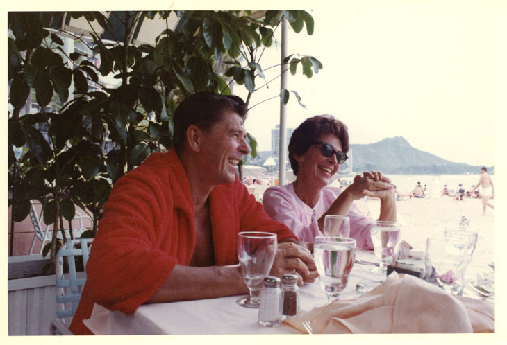 Reagans in Hawaii