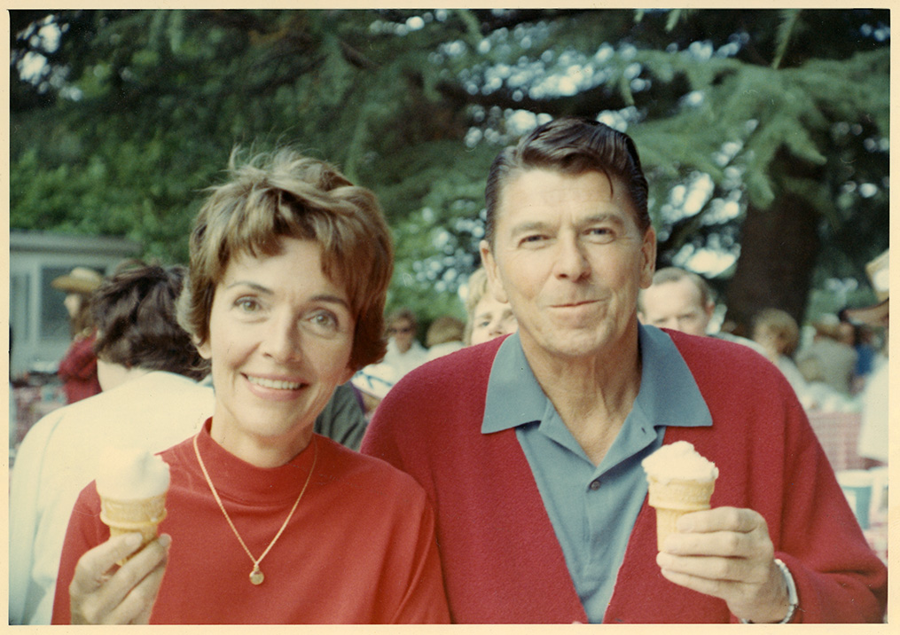 Reagans and ice cream