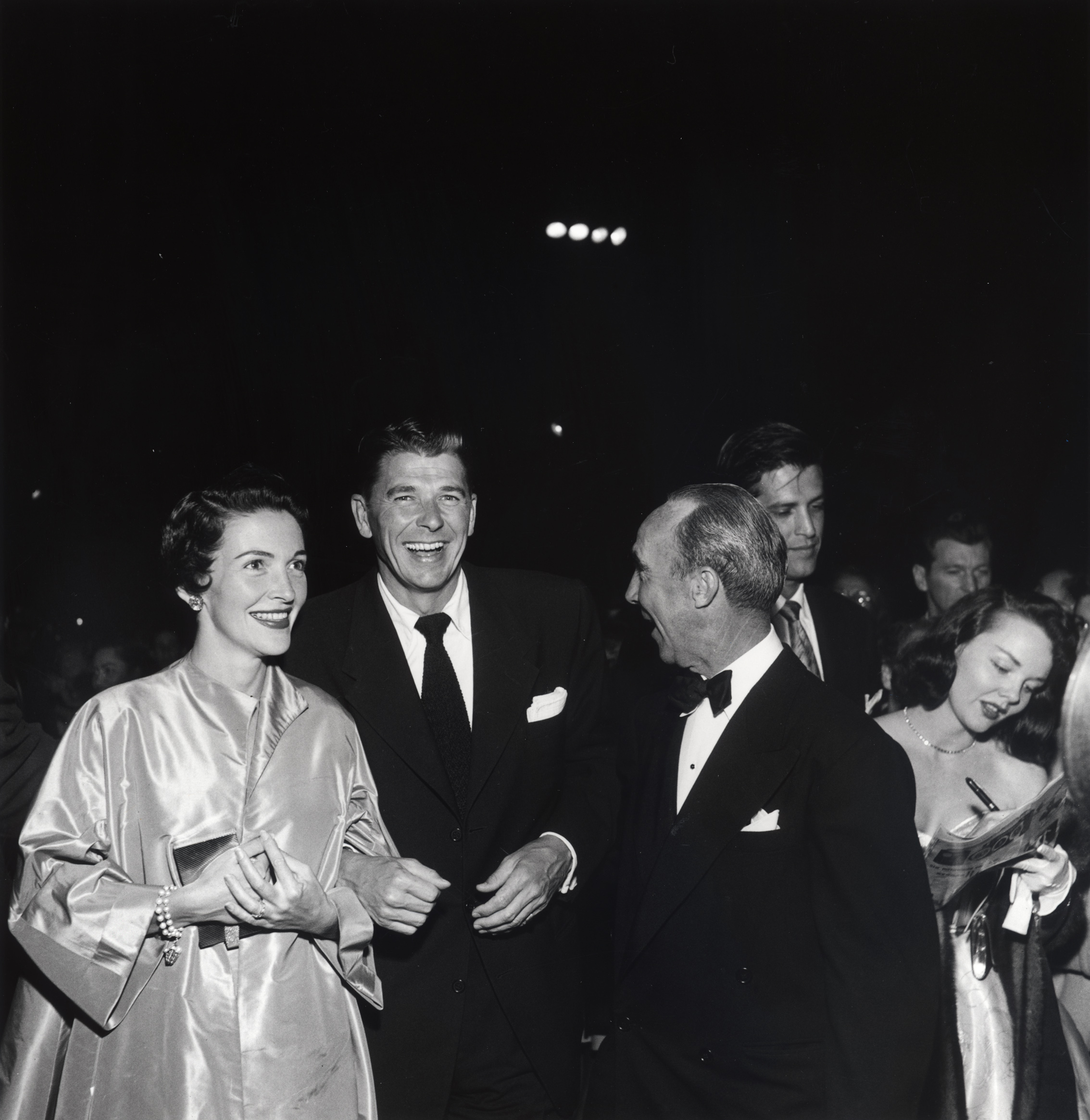 Ronald Reagan and Nancy Reagan shortly after being married