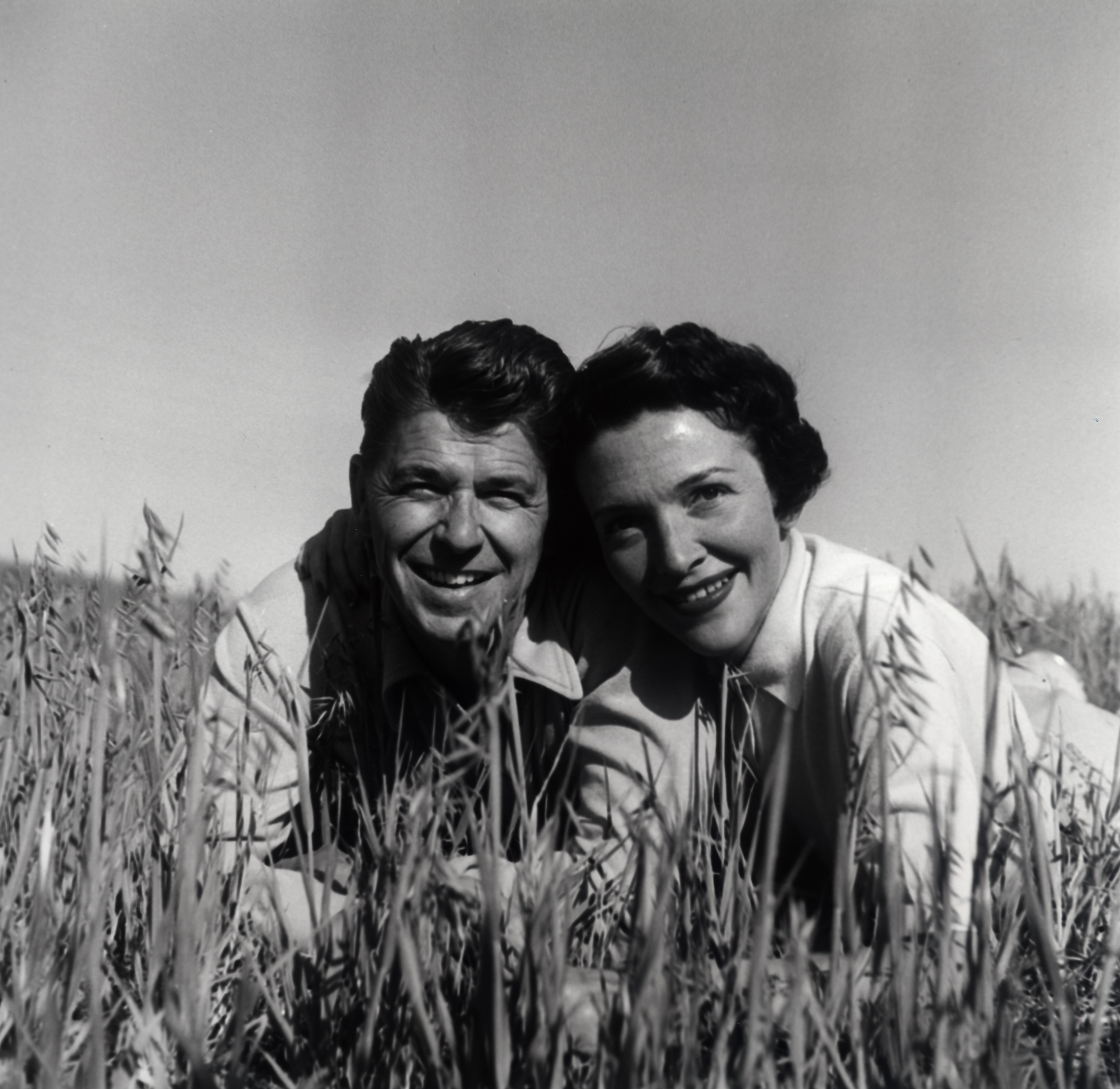 Ronald Reagan and Nancy Reagan at their Malibu Canyon Ranch