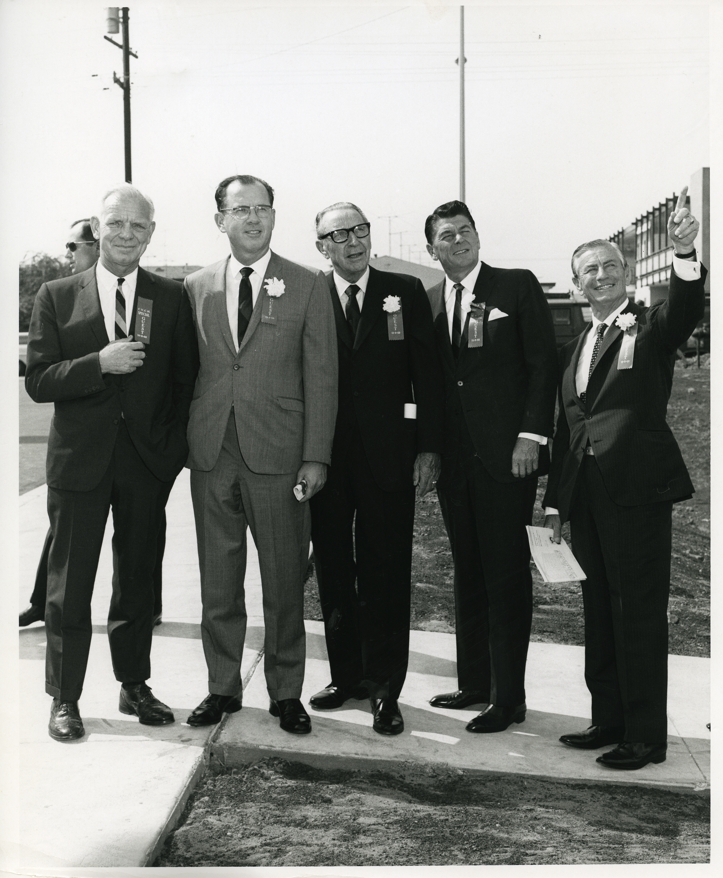 Ronald Reagan and Kenneth Hahn