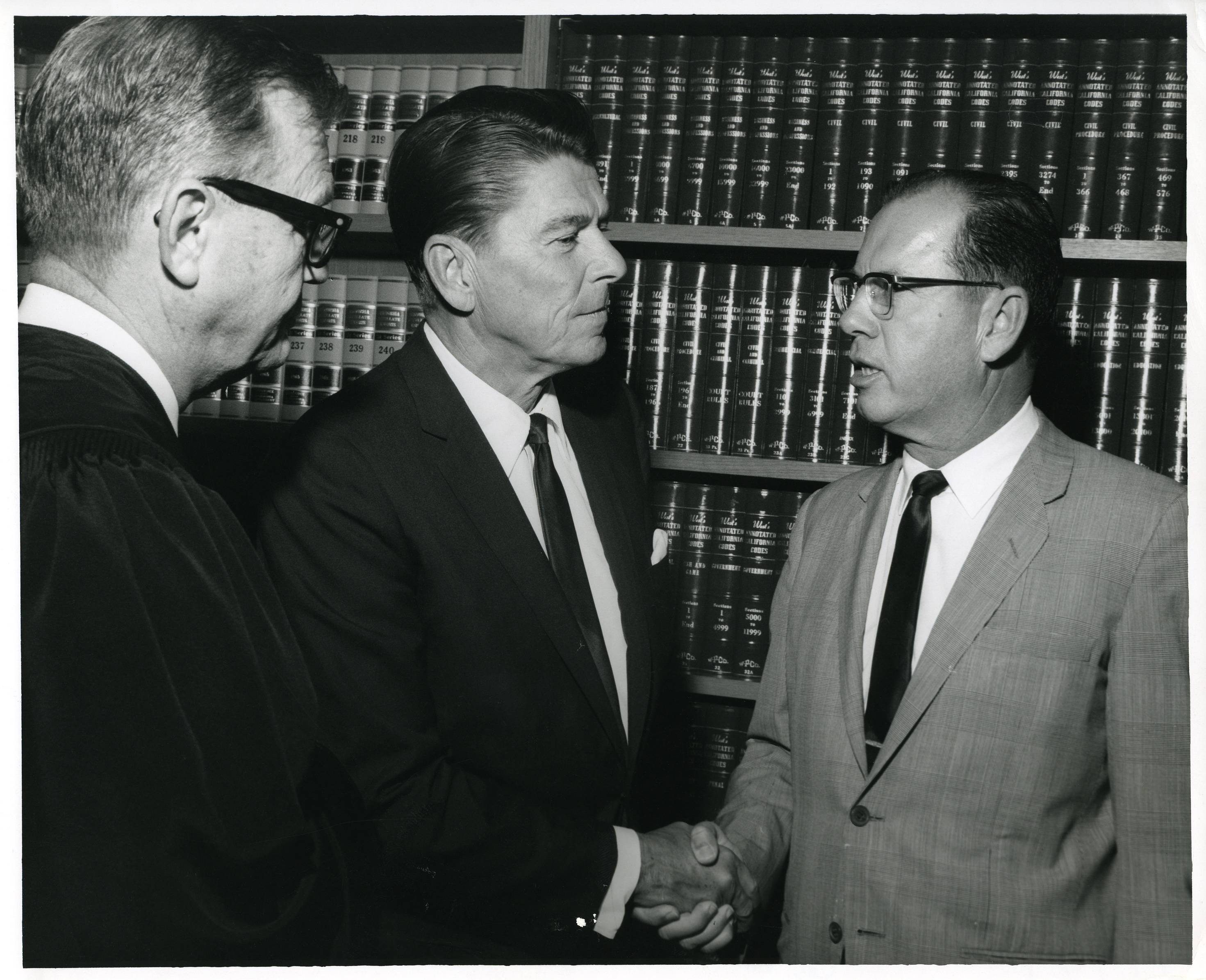Ronald Reagan and Kenneth Hahn