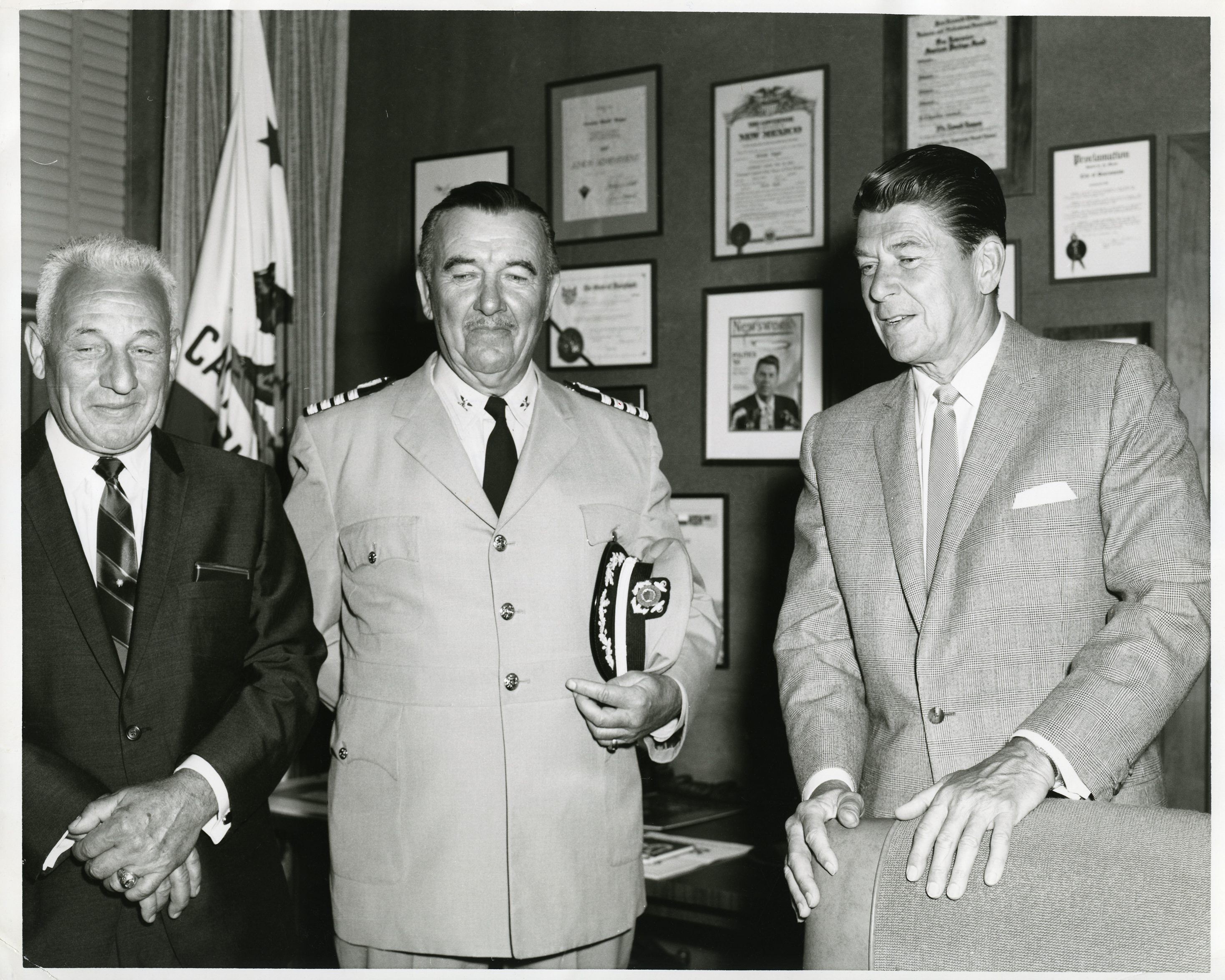 Governor Reagan and Preston Foster