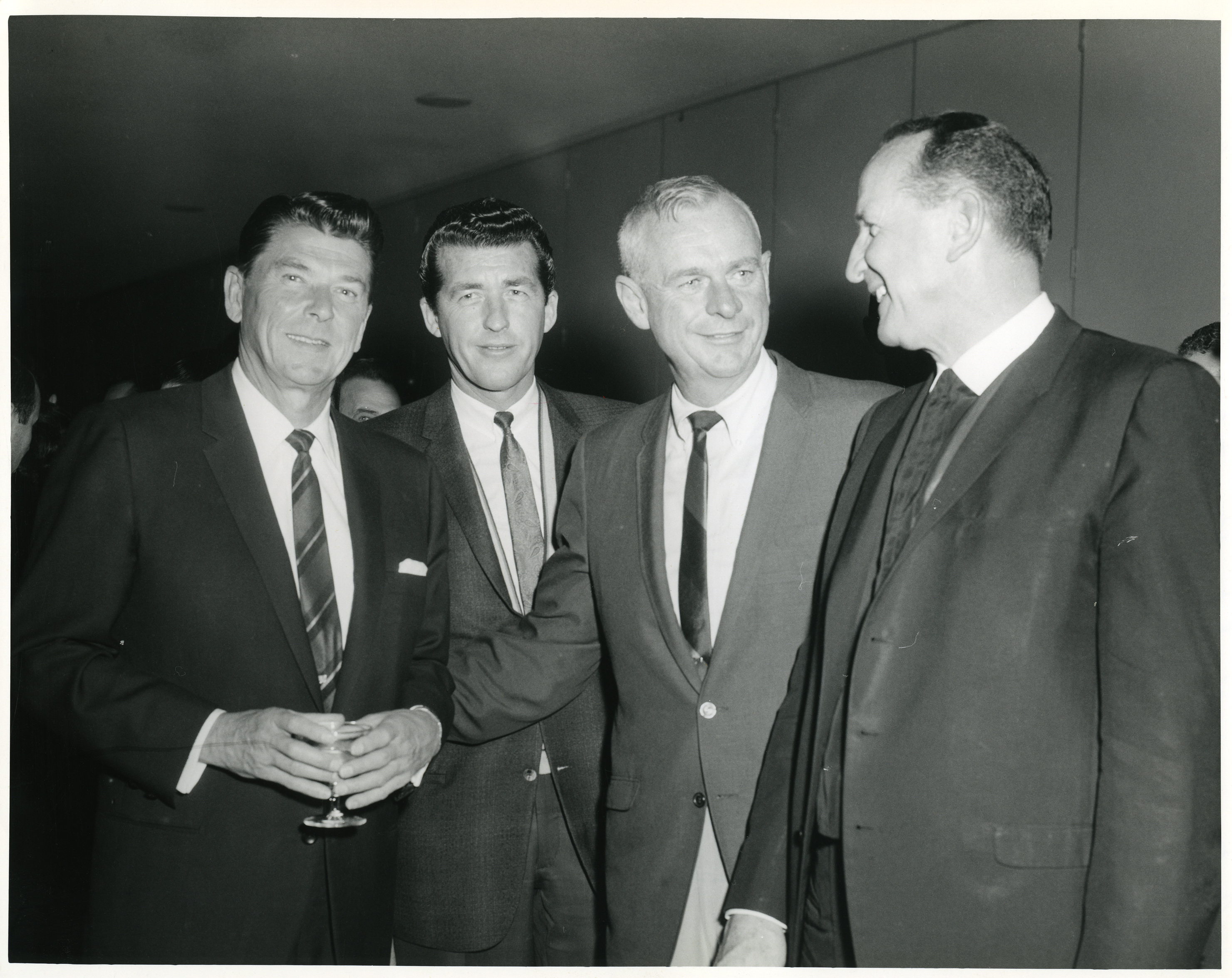 Senator Ken Maddy, Senator Jack McCarthy, and Brother Timothy
