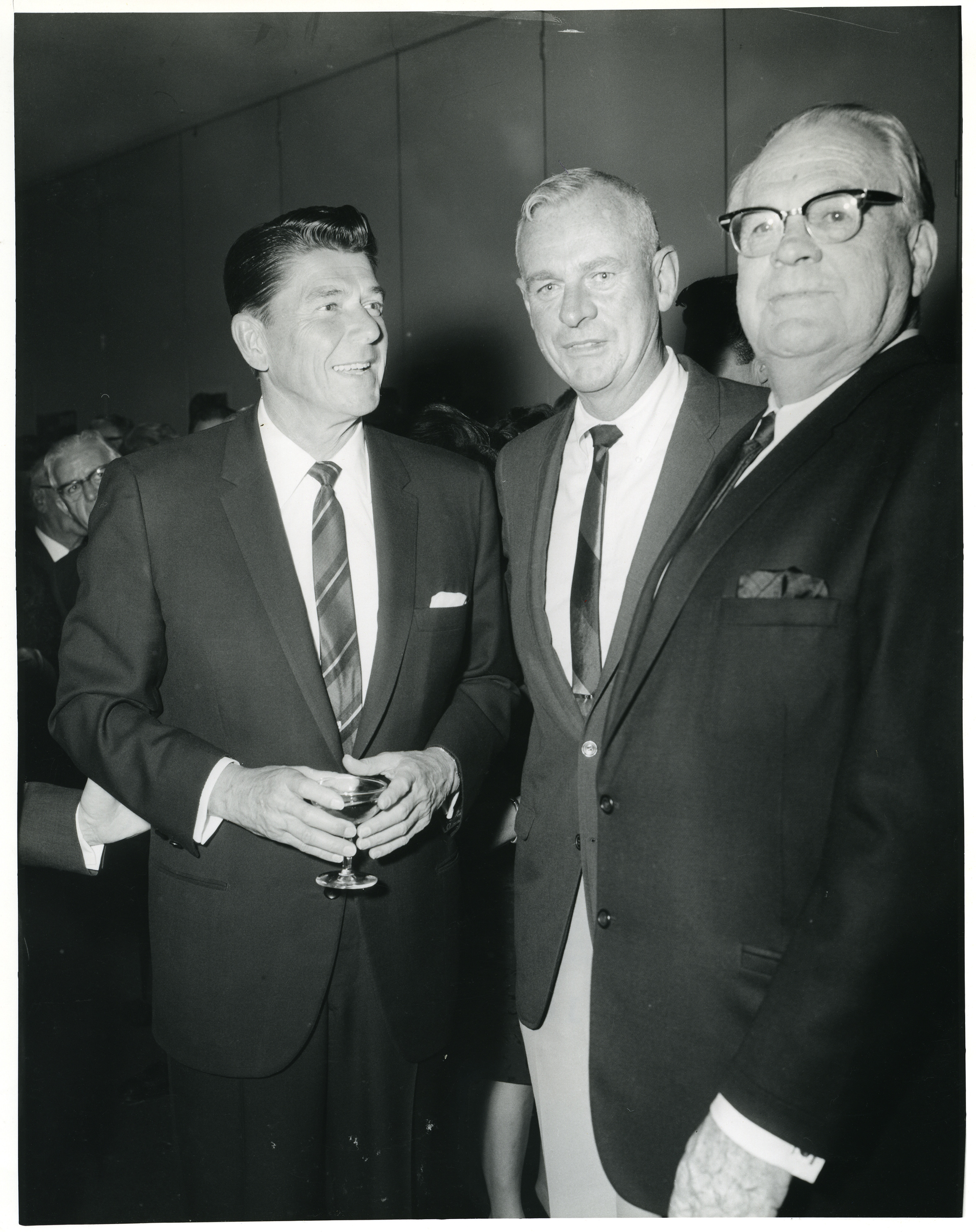 Ronald Reagan, Senator Jack McCarthy, Senator Hugh Burns