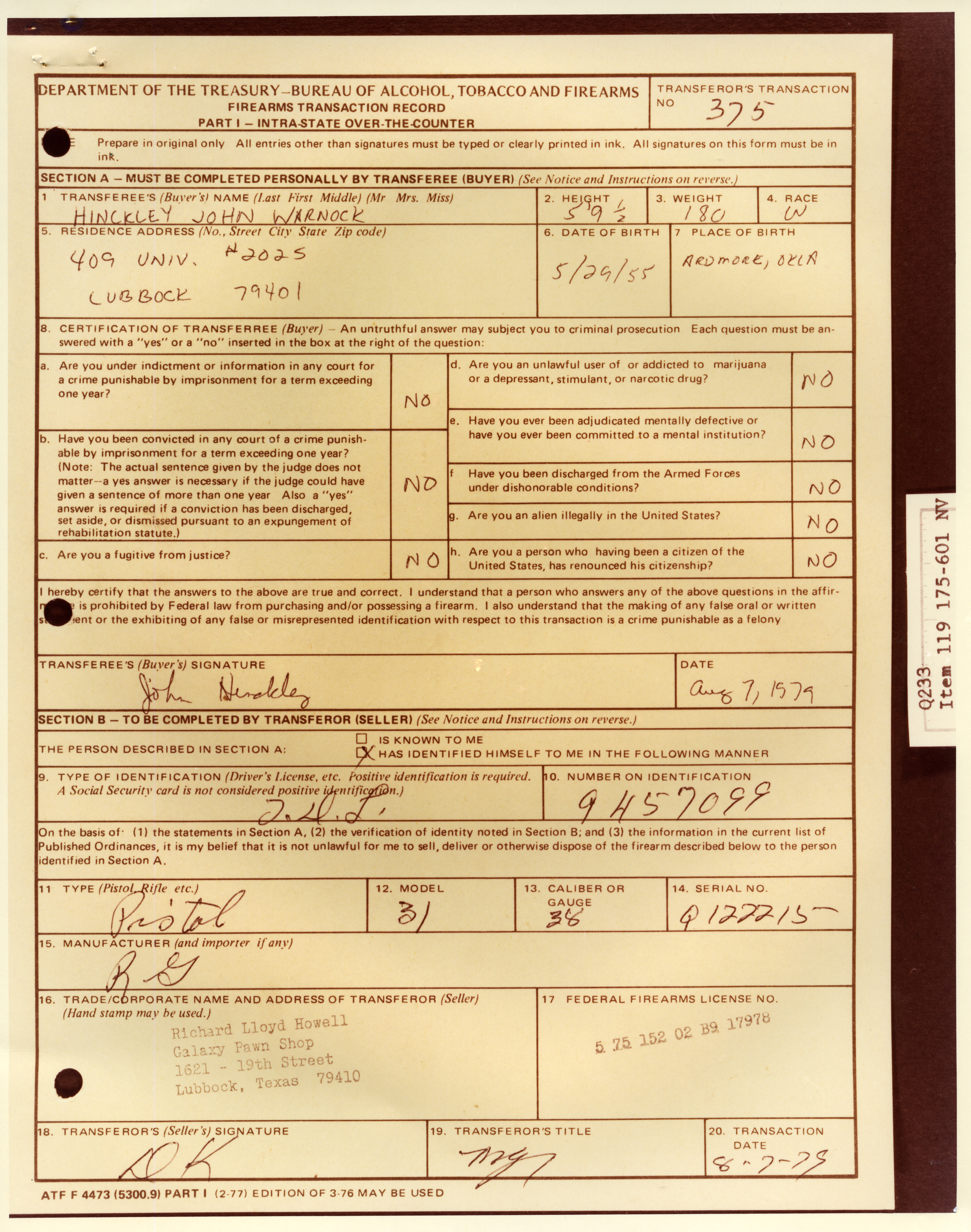 ATF form