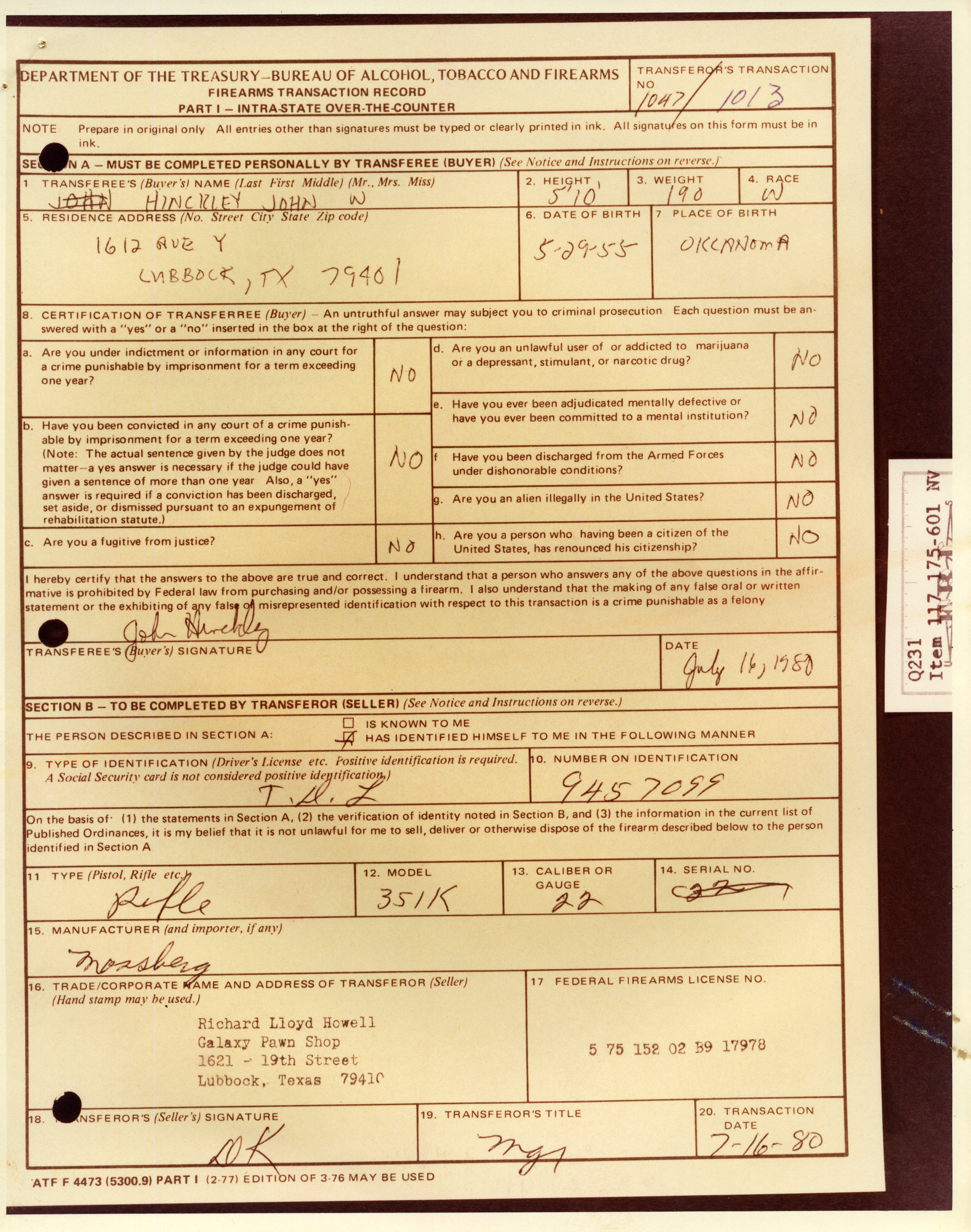 ATF form