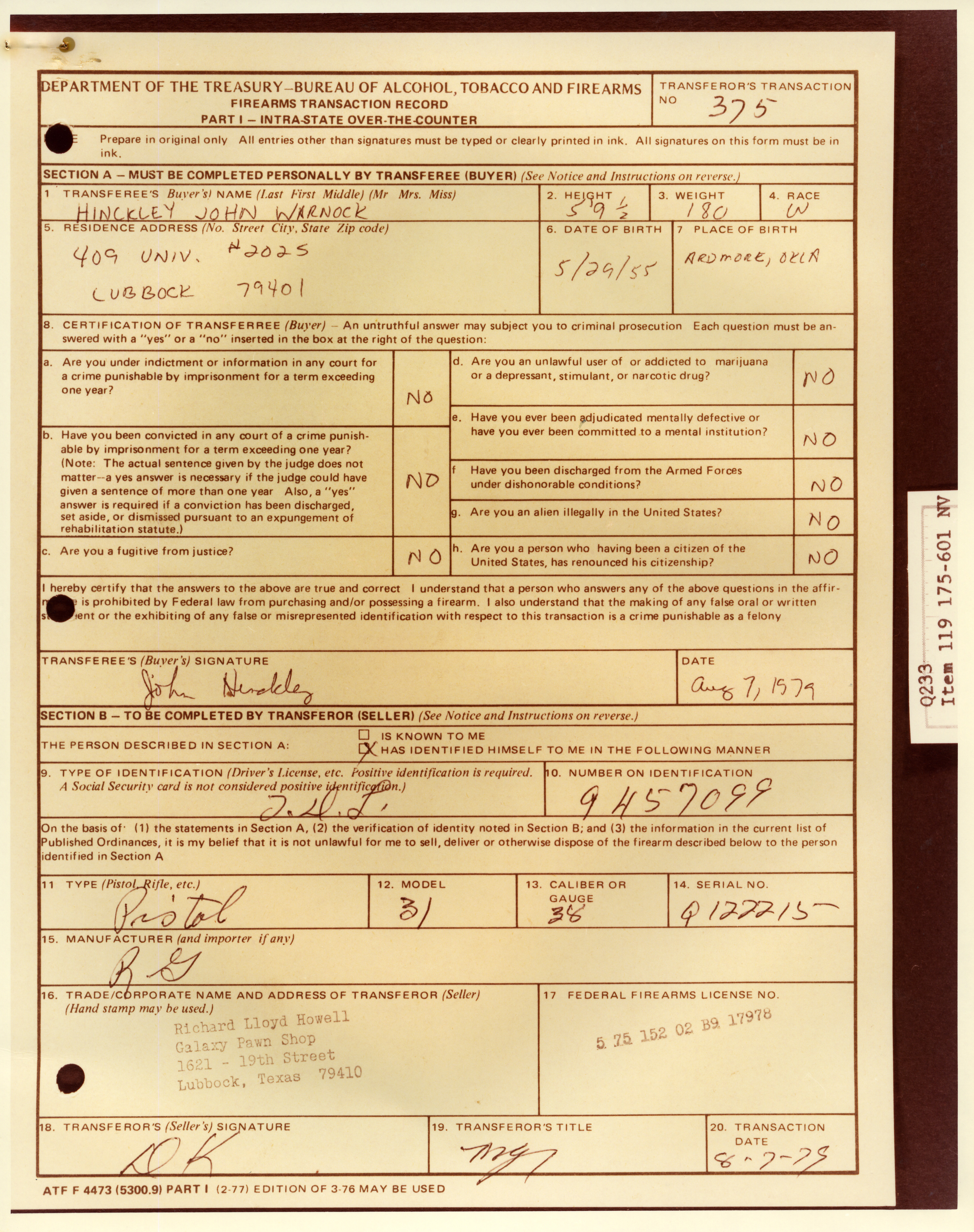 ATF form