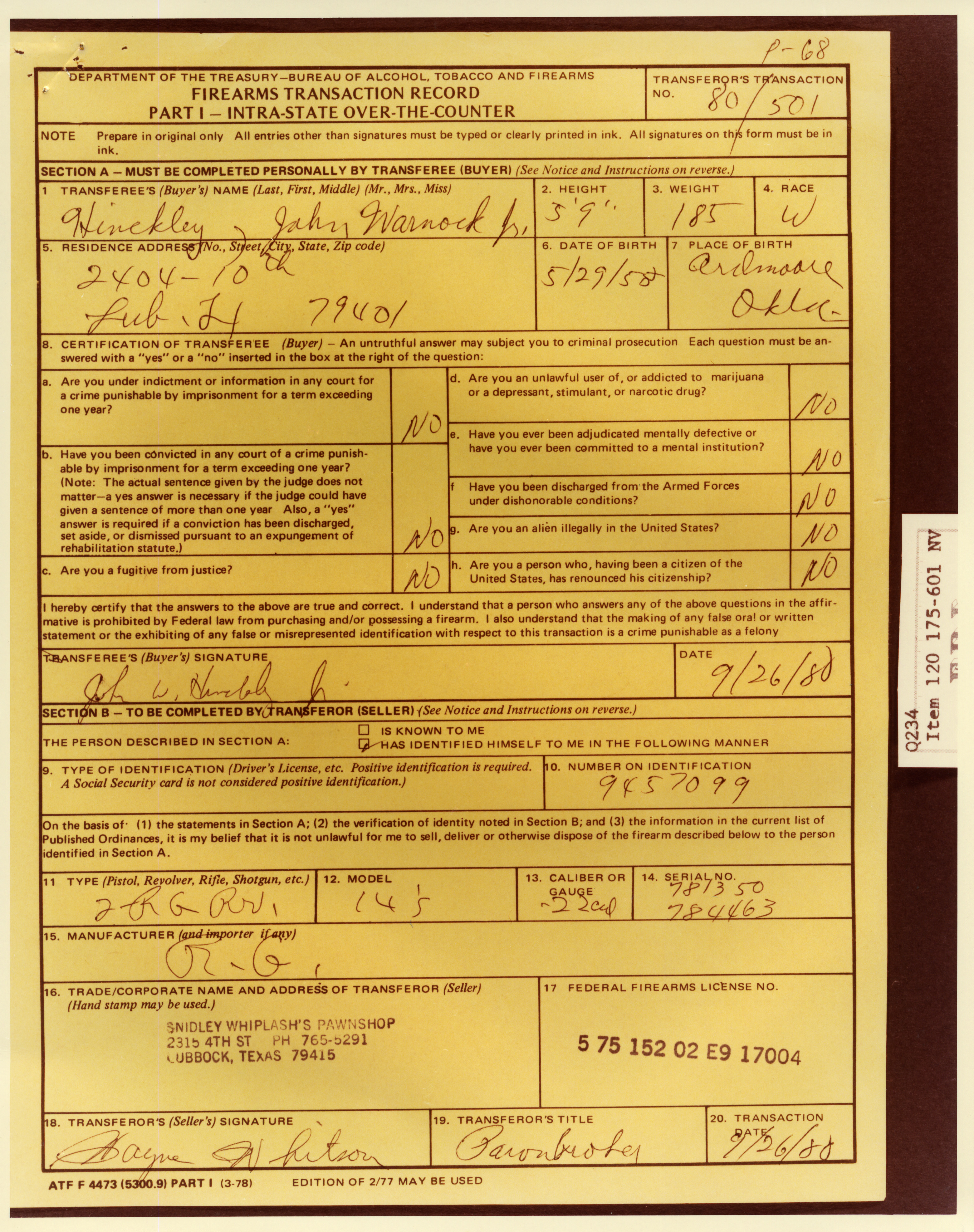 ATF form