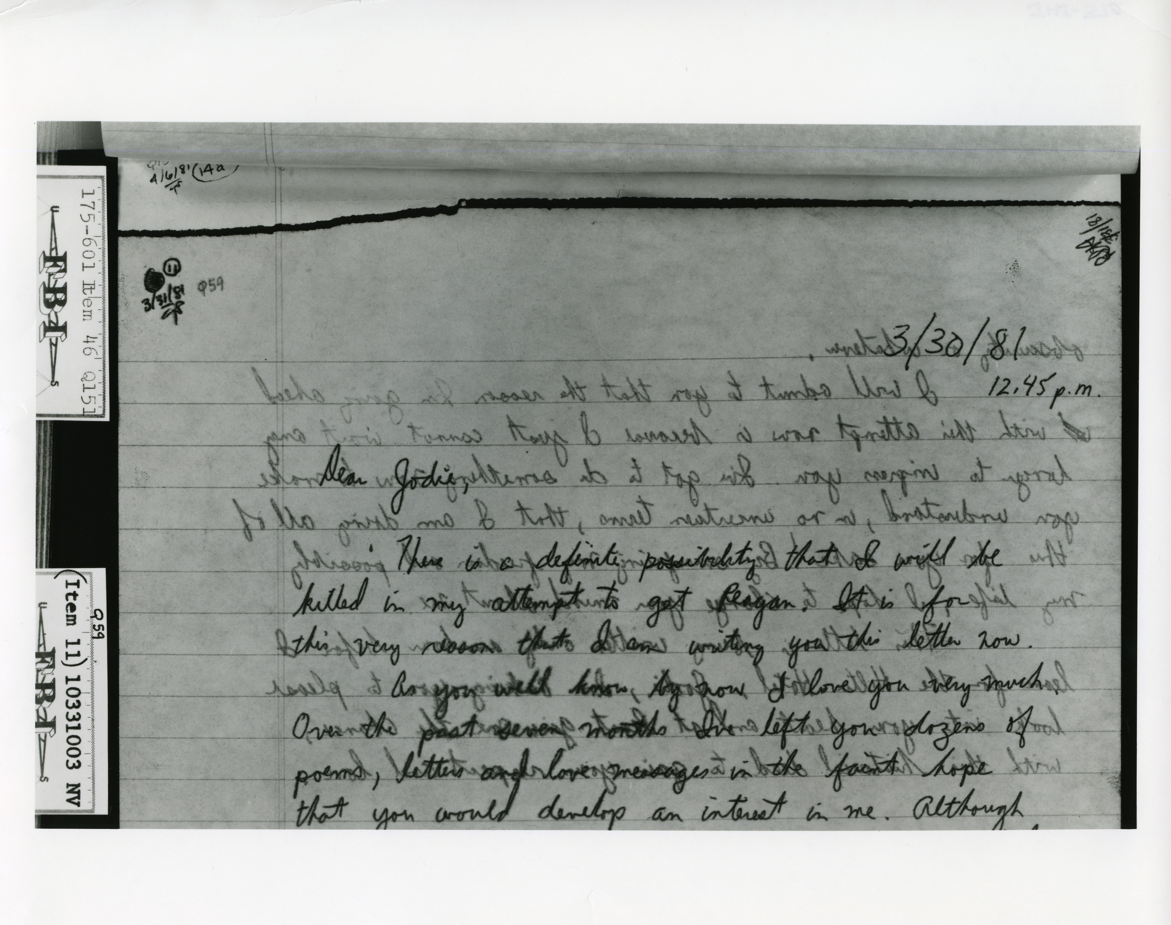 letter to Jodie Foster