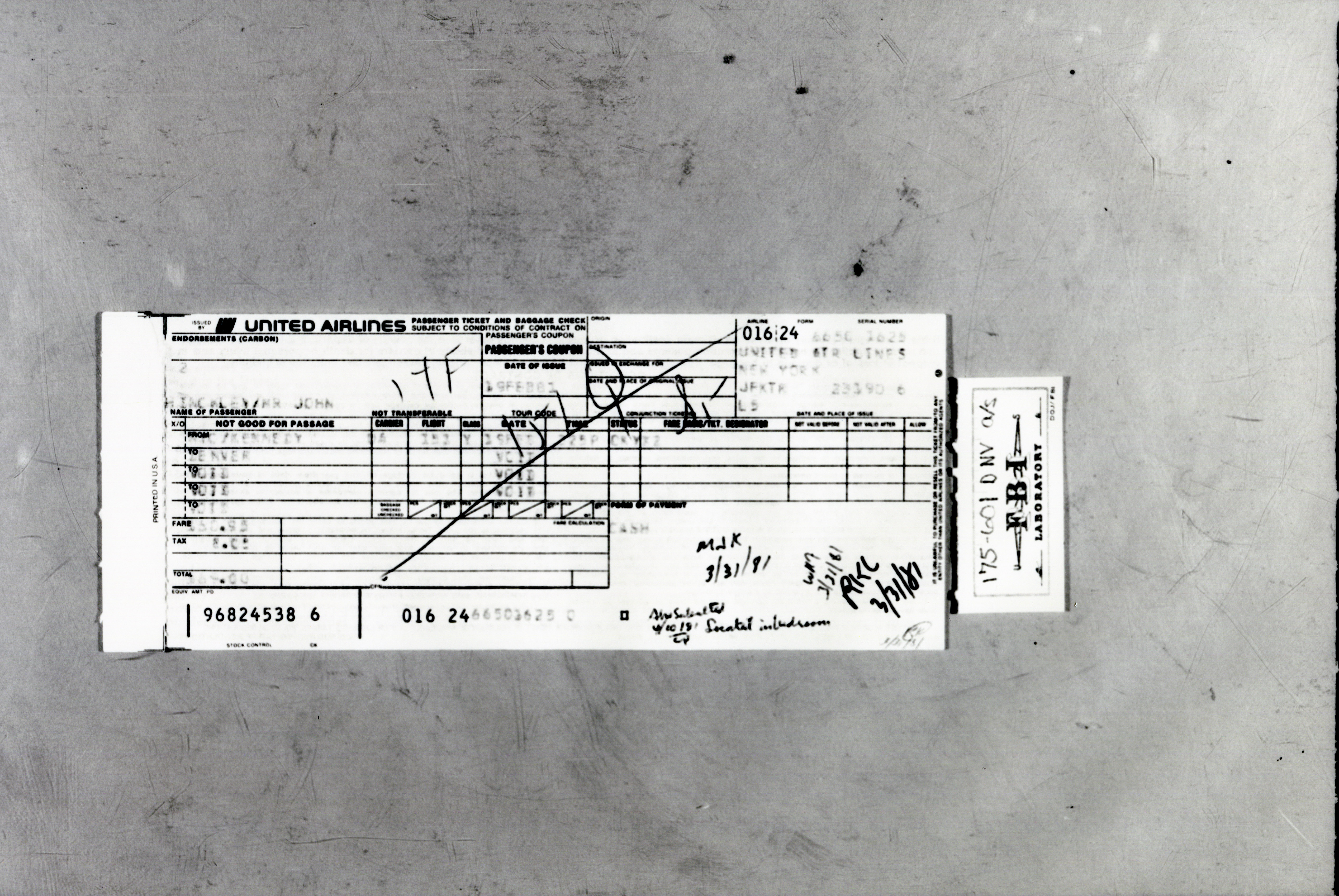 ticket