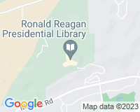 Map of the Ronald Reagan Presidential Library & Museum