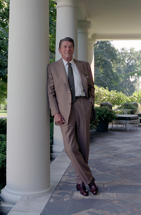 President Ronald Reagan 1981 Official White House Portrait Silver Halide Photo 