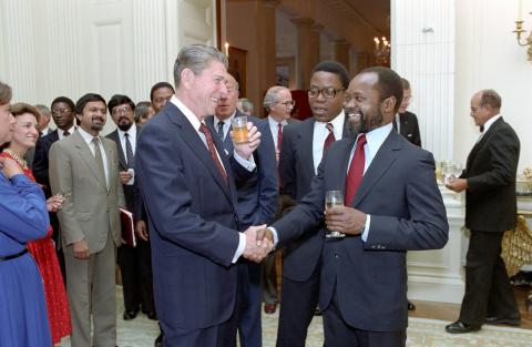 President Machel of Mozambique