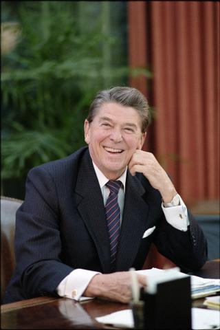President Reagan portrait