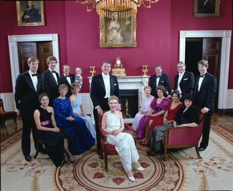 reagan family portrait