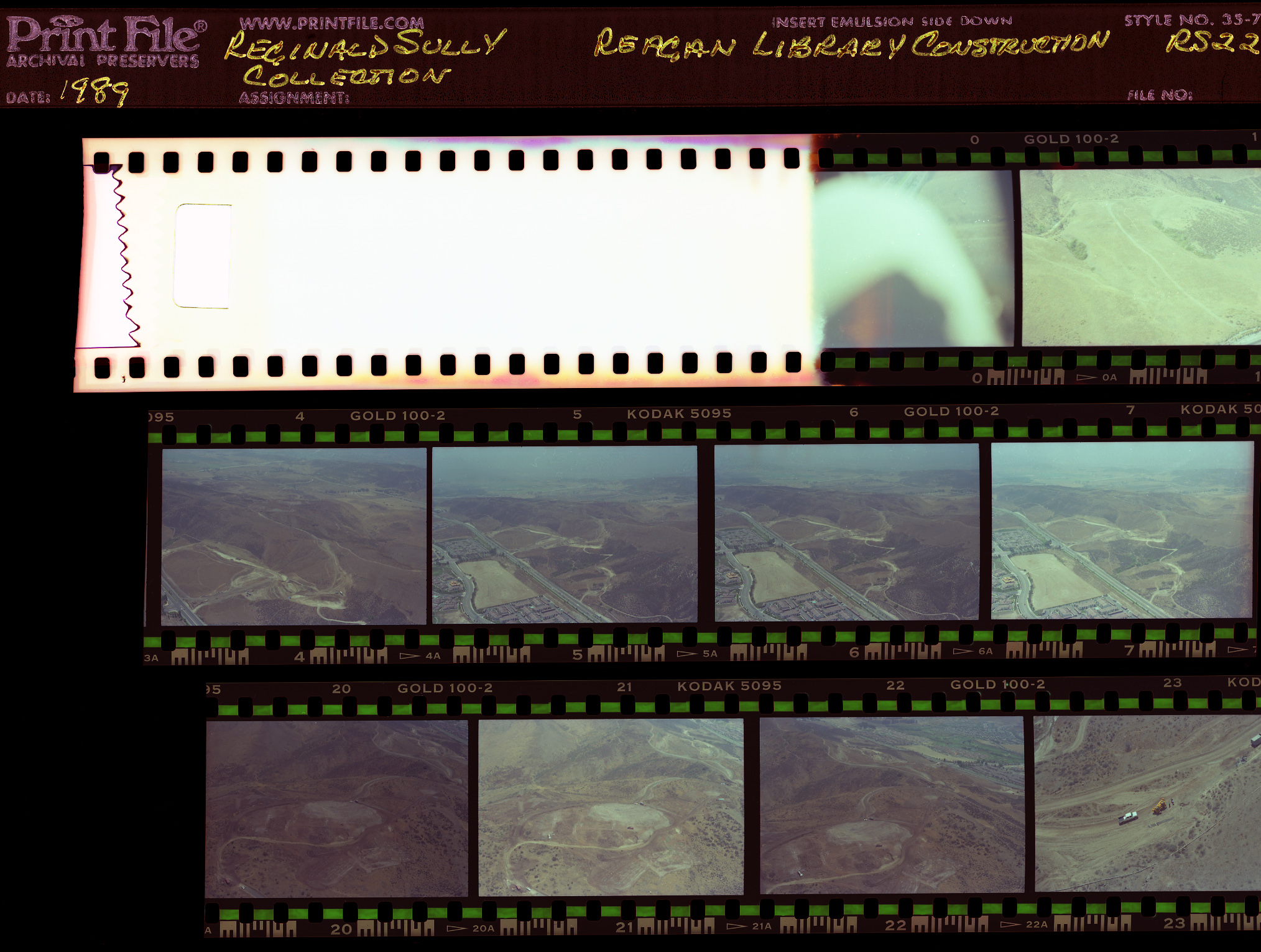 RS-22.jpg Construction of Reagan Presidential Library, aerial photos