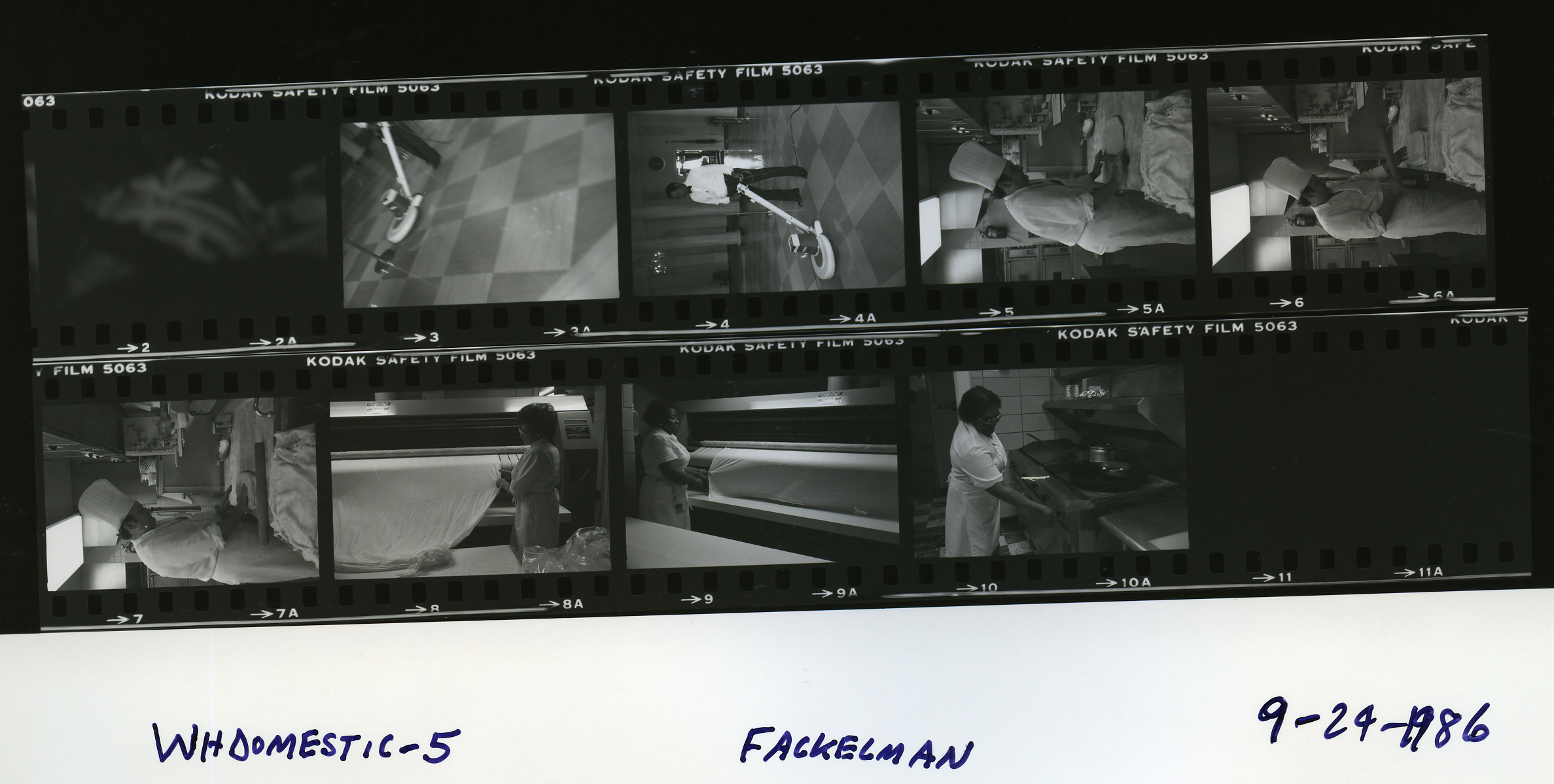 whdomestic-5.jpg White House Chef cooking and Staff in Laundry room and cleaning floors