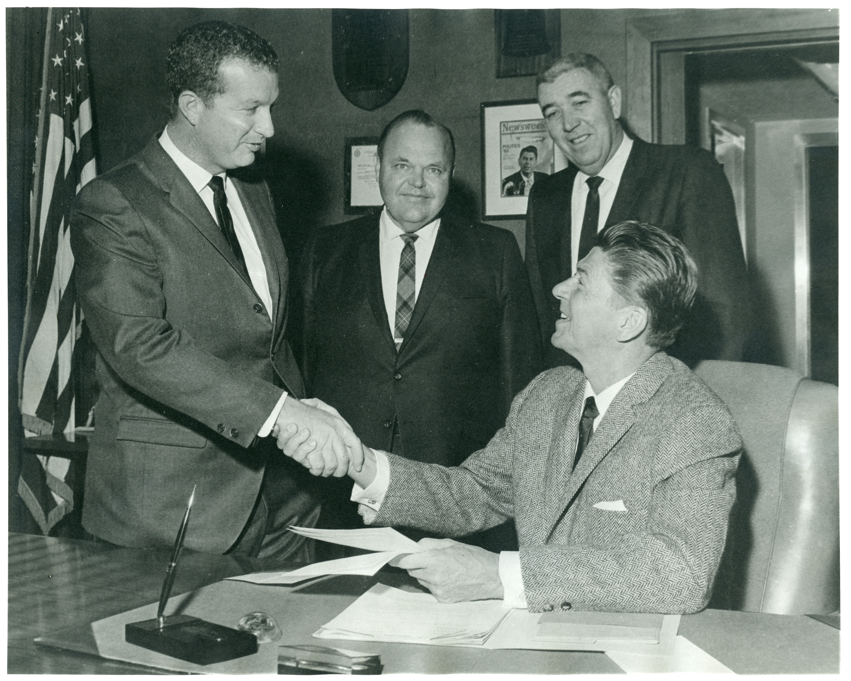KD99.jpg Bob Lagomarsino, Ken McDonald, Senator Vern Sturgen