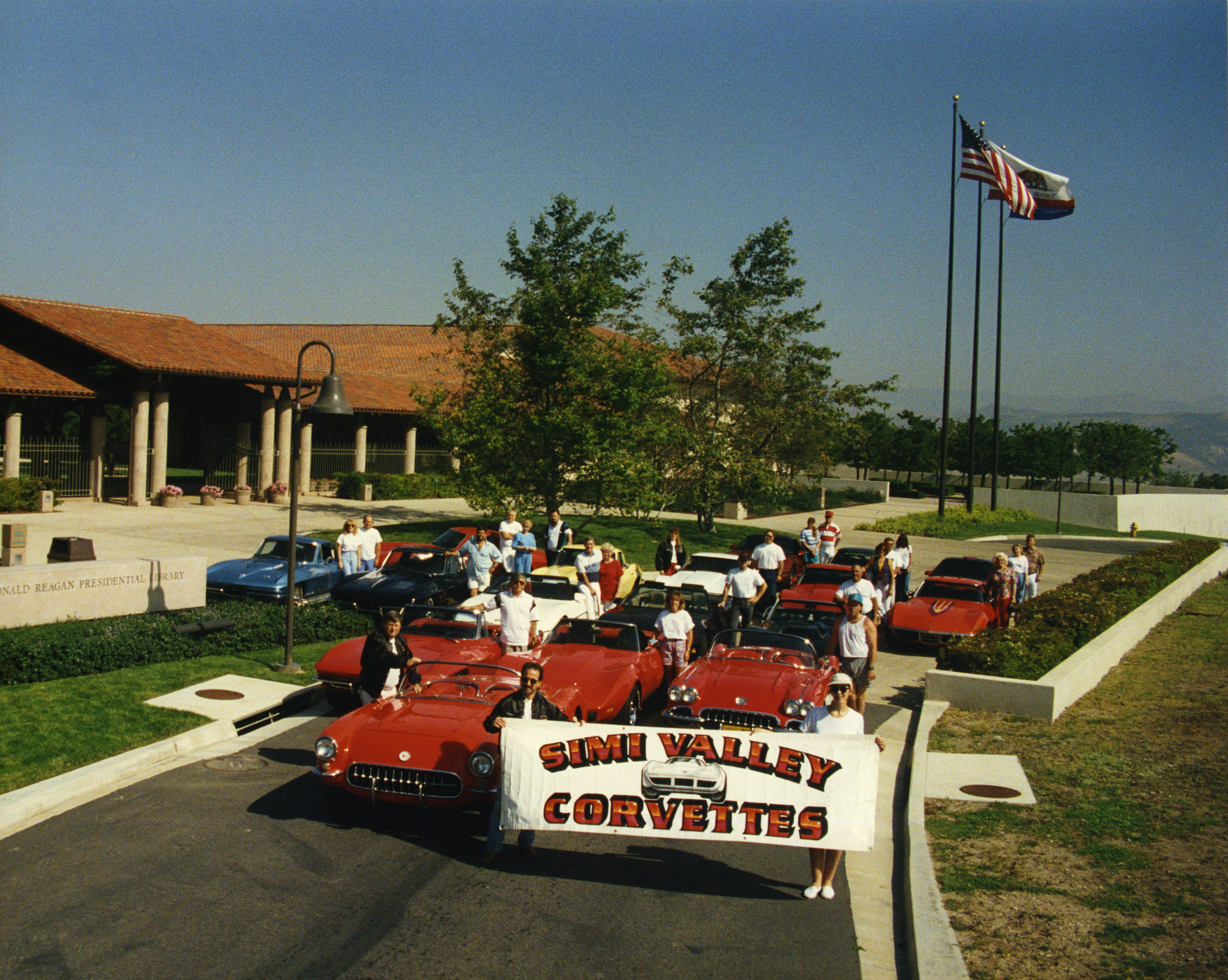 Simi Valley Corvettes at the Reagan Library