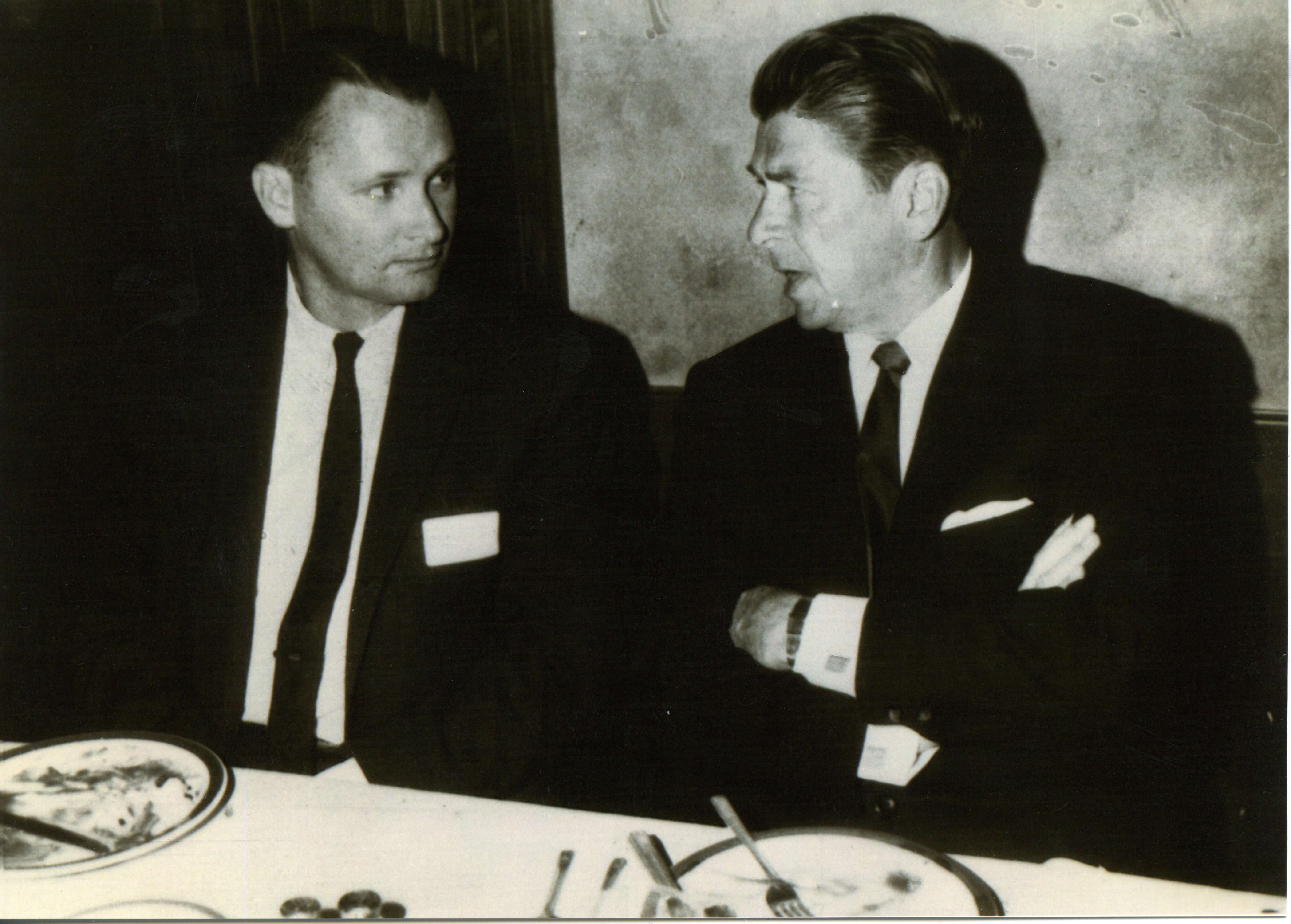 Ronald Reagan with Richard Dryer
