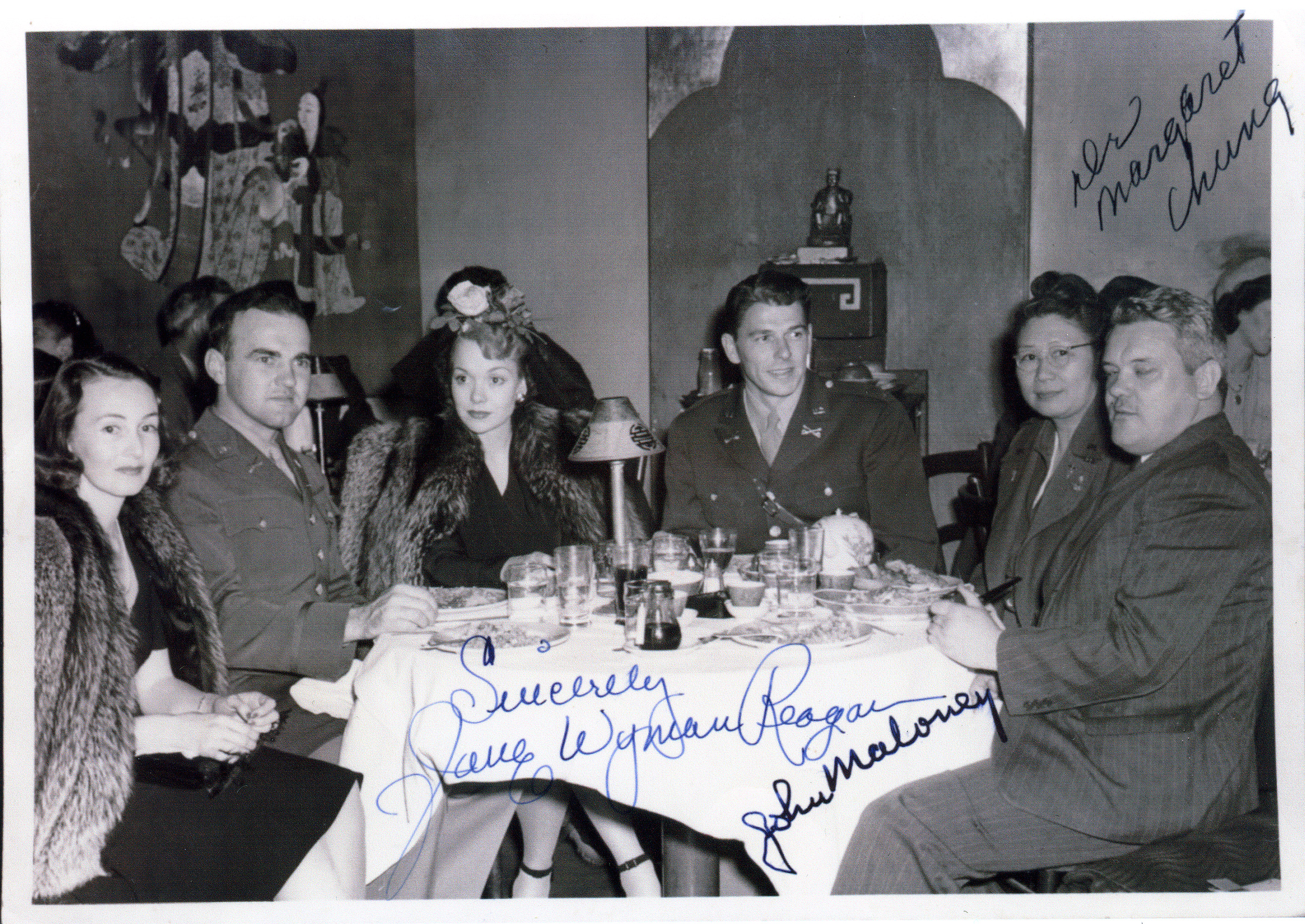 Ronald Reagan in San Francisco, California (in US Army Air Force military uniform)