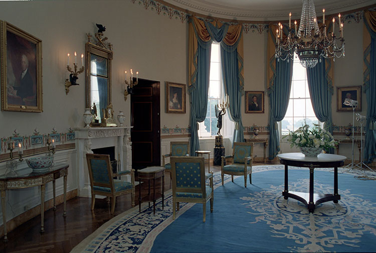     the white house the blue room