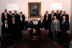 Reagan Administration Cabinet Members Ronald Reagan Presidential