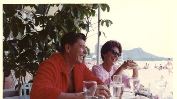 Reagans in Hawaii