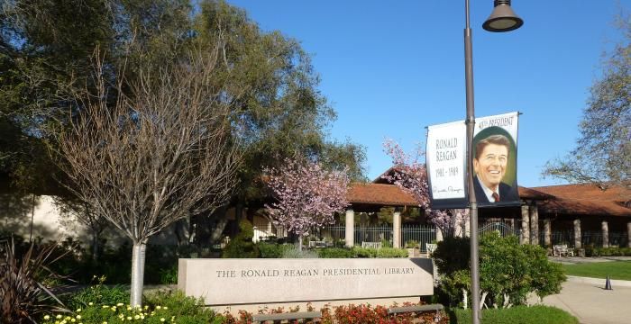 Entrance of the Reagan Library