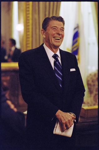 President smiling