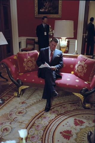 President working alone