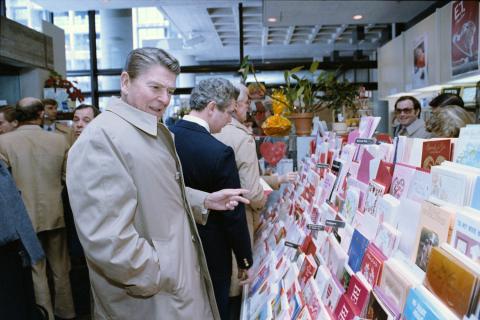 President shopping for a card