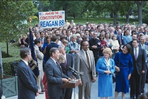5-10-1985 President Reagan's remarks after return from European trip