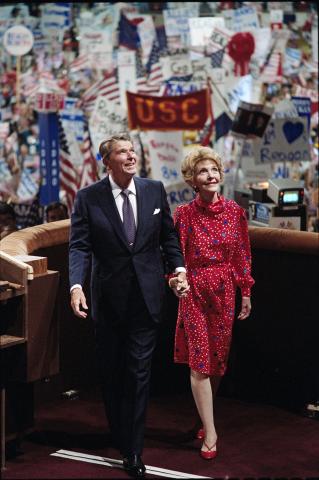 Reagans at republican national convention