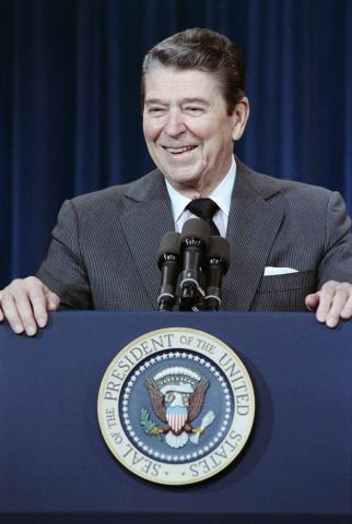 speech at podium