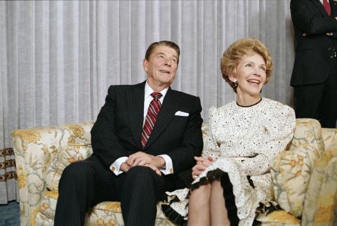 President Reagan and Nancy Reagan