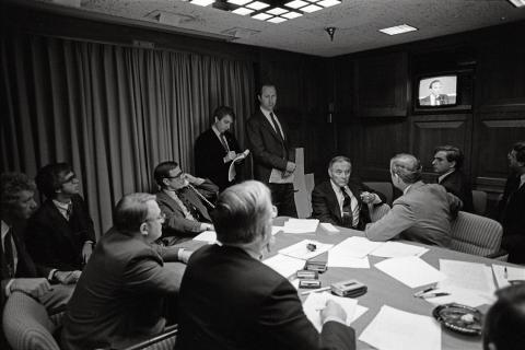 assassination attempt staff meeting