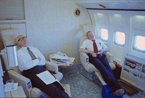 Sleeping abord Air Force One