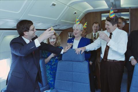 Ken Duberstein birthday aboard Air Force One