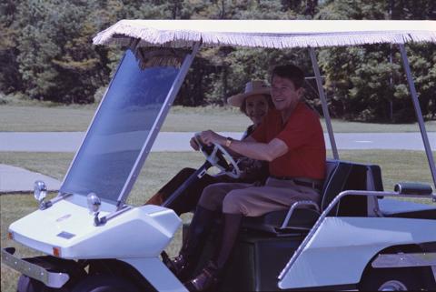 Reagans at Camp David