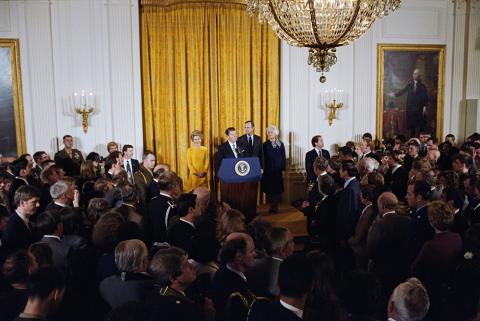 Ceremony for Freed American Hostages