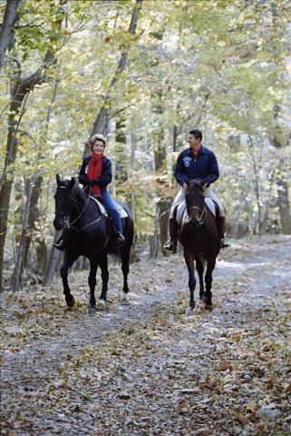 Reagans at Camp David
