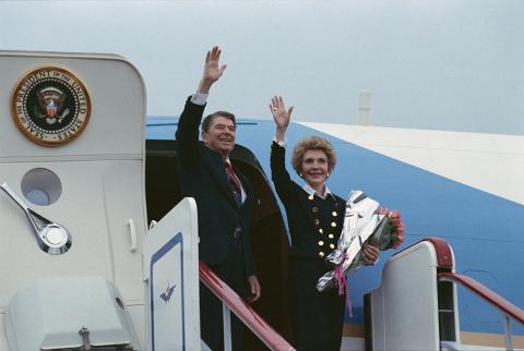 Departing Moscow via Air Force One