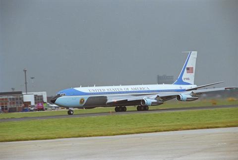 Air Force One taking off