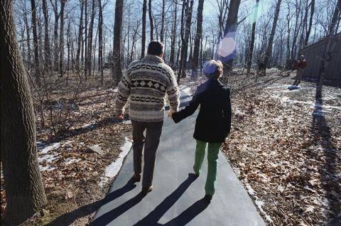 Reagans at Camp David