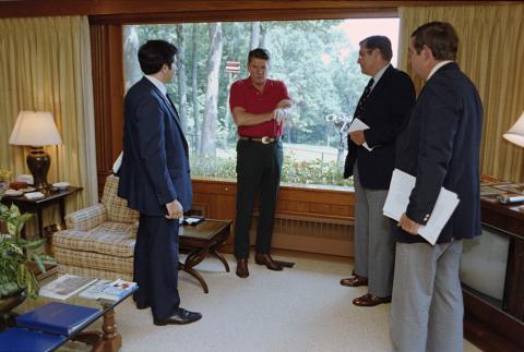 Meeting at Camp David
