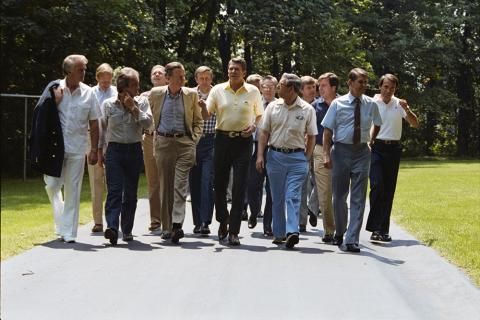 Congressman at Camp David