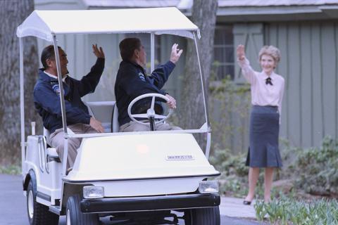 PM Nakasone at Camp David