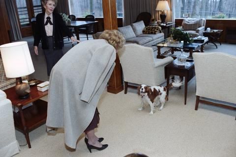 PM Thatcher visit to Camp David with Rex